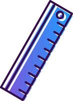 Ruler Gradient Filled Icon vector