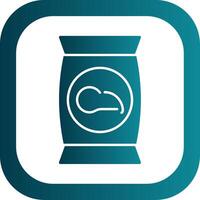 Crisps Glyph Gradient Round Corner Icon vector