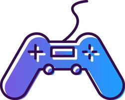 Gaming Gradient Filled Icon vector