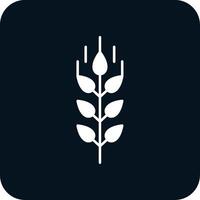 Wheat Glyph Two Color Icon vector