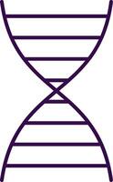 DNA Gradient Filled Icon vector