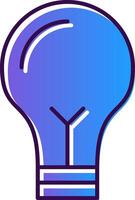 Strategy Gradient Filled Icon vector