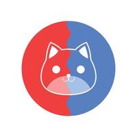 cat icon cat head vector