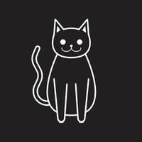 cat icon cat head vector