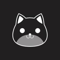 cat icon cat head vector
