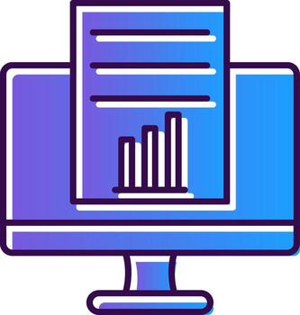 replantar degradado lleno icono vector