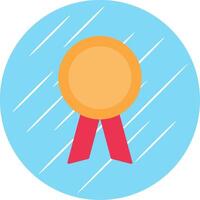 Achievement Flat Blue Circle Icon vector