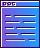 Ux Gradient Filled Icon vector