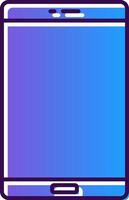 Smart Phone Gradient Filled Icon vector