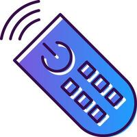 Remote Control Gradient Filled Icon vector