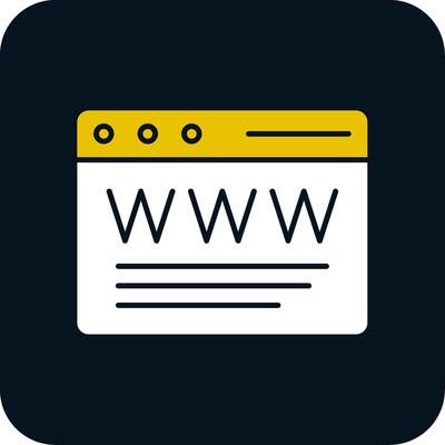 Browser Glyph Two Color Icon