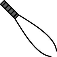 Tweezers Filled Half Cut Icon vector