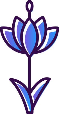 Saffron Gradient Filled Icon