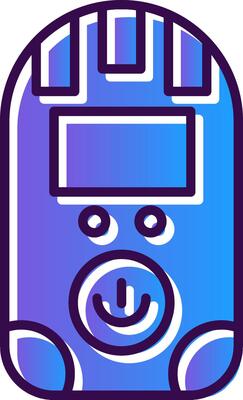 Dosimeter Gradient Filled Icon