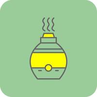 Air Diffuser Filled Yellow Icon vector