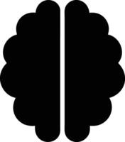 Brain icon design, graphic resource vector