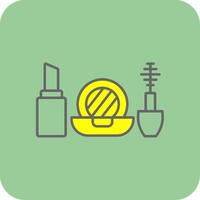 Cosmetic Filled Yellow Icon vector