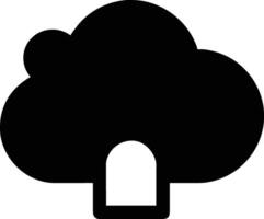 nube icono diseño grafico recurso vector