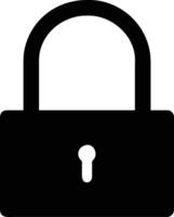 Lock icon design, graphic resource vector