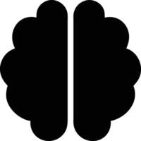 Brain icon design, graphic resource vector