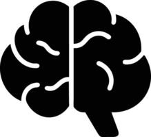 Brain icon design, graphic resource vector