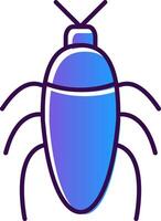 Insect Gradient Filled Icon vector