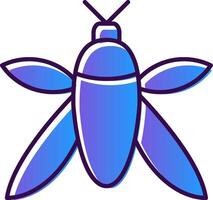 Insect Gradient Filled Icon vector