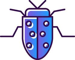 Insect Gradient Filled Icon vector