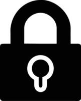 Lock icon design, graphic resource vector