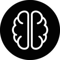 Brain icon design, graphic resource vector