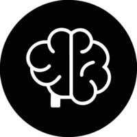 Brain icon design, graphic resource vector