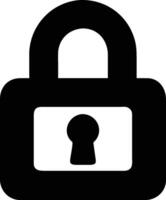 Lock icon design, graphic resource vector