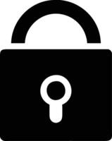 Lock icon design, graphic resource vector