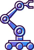 Robotics Gradient Filled Icon vector