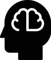 Brain icon design, graphic resource vector