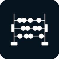 Abacus Glyph Two Color Icon vector