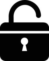 Lock icon design, graphic resource vector