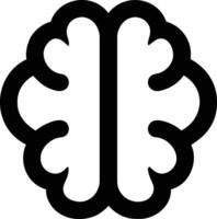 Brain icon design, graphic resource vector