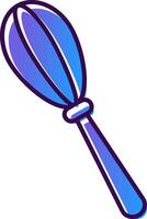 Whisk Gradient Filled Icon vector