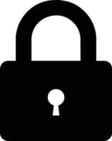 Lock icon design, graphic resource vector
