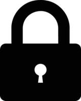 Lock icon design, graphic resource vector