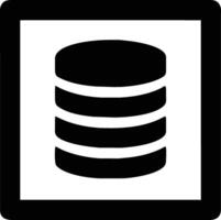 Database icon design, graphic resource vector