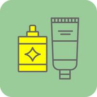 Hygiene Product Filled Yellow Icon vector
