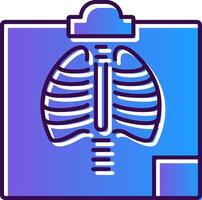 Radiology Gradient Filled Icon vector