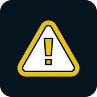 Dangerous Goods Glyph Two Color Icon vector