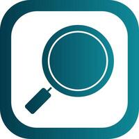 Search Glyph Gradient Round Corner Icon vector