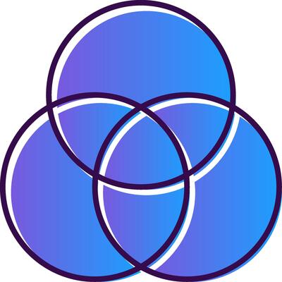 Color Palette Gradient Filled Icon