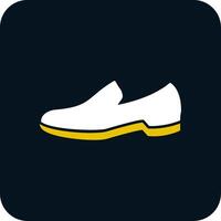 Shoes Glyph Two Color Icon vector