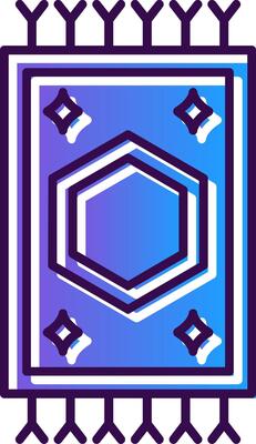 Carpet Gradient Filled Icon