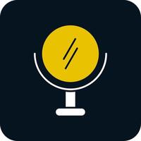 Mirror Glyph Two Color Icon vector